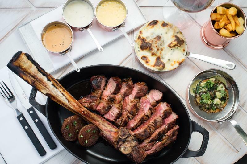 Vintry & Mercer Hotel - Small Luxury Hotels Of The World Londen Buitenkant foto A steak at the restaurant